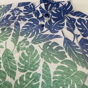 Tommy Bahama Men's Size L Island Zone Active Ombre UPF30 Blue Green‎ SS Polo